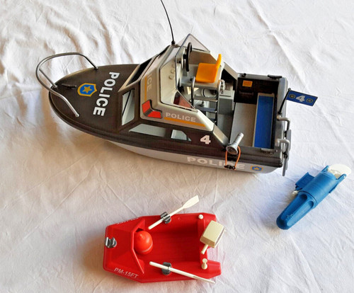 Playmobil 4429 polizei boot - |,