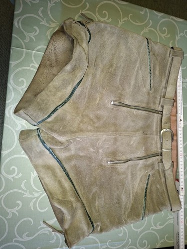 Kurze graue lederhose - graue,