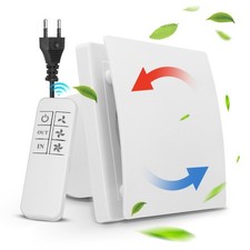 15cm Badlüfter mit Fernbedienung Bidirektional 3 Gang für Küche Bad Garage 30db