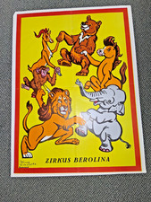 1981 DDR plakat 48x35 ZIRKUS