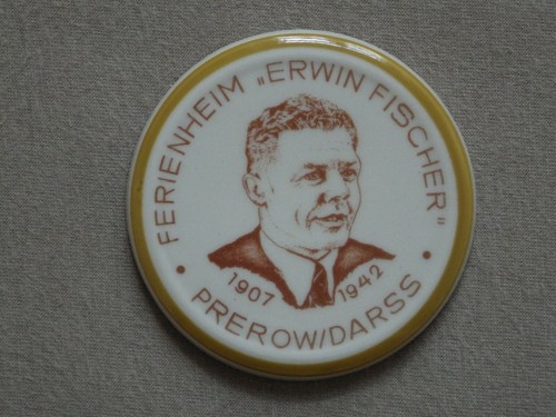 Alte ddr porzellan medaille - alte,