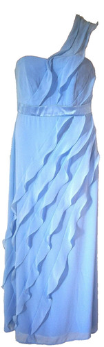 Neu blau designer chiffon - blau,
