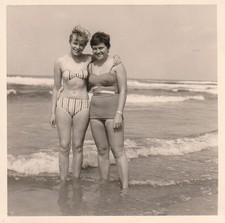 Vintage Foto Hübsche Frau im