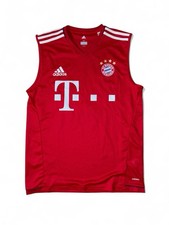 Adidas  FC Bayern München Tanktop Gr. M Rot Achselshirt Bundesliga Original✅