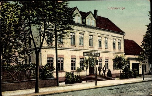 Bad lippspringe in - ak,
