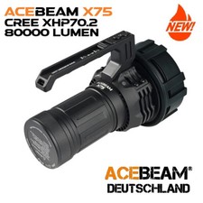 ACEBEAM X75 mit 12 Stück CREE