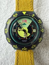 Sehr schöne Swatch Quarz Uhr Model Scuba 200 / SDN102 von 1991