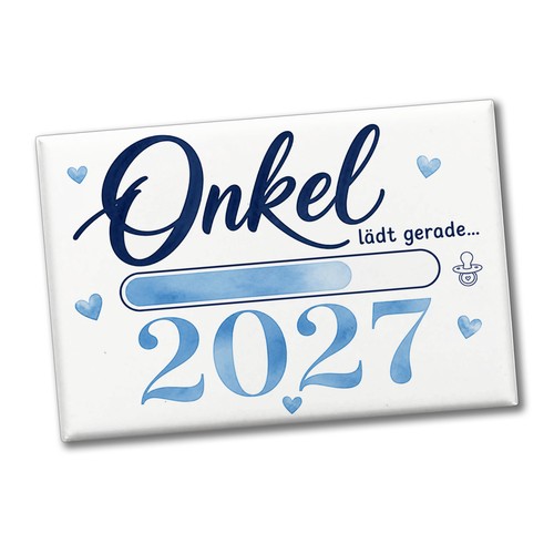 Souvenir magnet onkel 2027 - onkel,