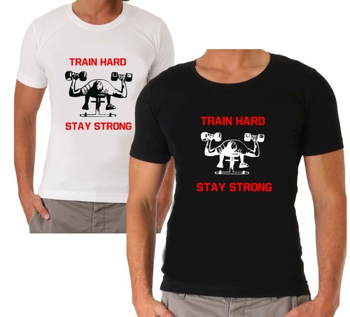 Train hard stay strong gym - hard,
