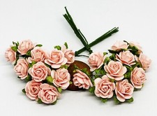 Puppenhaus Papierrosen 2 Bündel rosa Maßstab C 1:12 Gartenzubehör tumdee