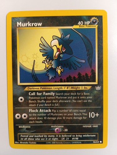 Pokémon murkrow kramurx - pokémon,