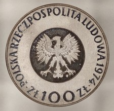 Polen 100 Zlotych,1974 - 500