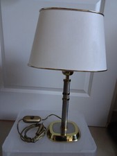 Messing/Silber Lampe von