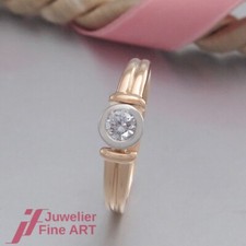 Ring - Solitär mit 1 Brillant
