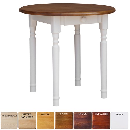 Neu runder kiefer tisch - neu,