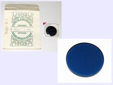 Blaufilter B6 7 Planlinse Optik Fotografie Farbfilter DDR ca  32,5mm - NEU