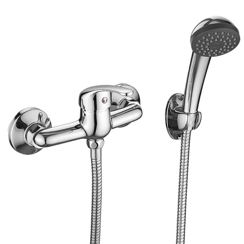 Duschset chrom mit - chrom,