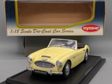 Modellautos 1:18 Kyosho Austin Healey 100six Gelb Yellow mit OVP
