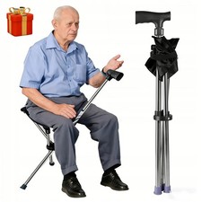 Gehstock mit Sitzfläche