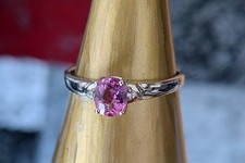 Kupfer- Turmalin-Silberring