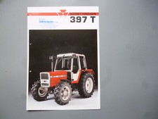 Massey-Ferguson 397 T  Schlepper  Orig. Prospekt 6 Seiten