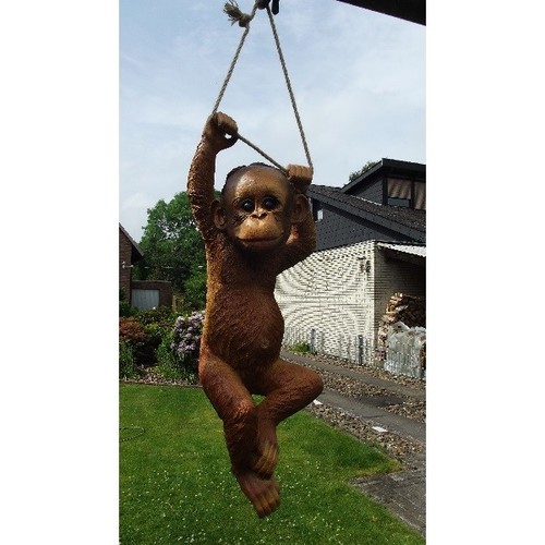 Gartenfigur affe seil 2963 - gartenfigur, am