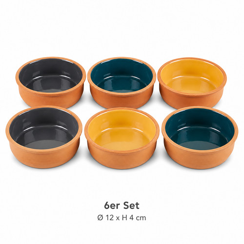 Tapas schalen 6er set ø12cm - set,