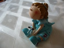  Tischdeko Figur Mädchen mit