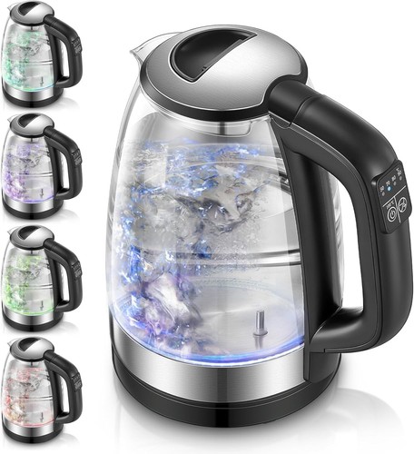 Glas wasserkocher mit led - mit, 5