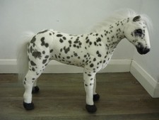 DPL Leeds weißes Piebald Appaloosa Pferd weiches Plüschtier 50 cm x 46 cm/20 Zoll x 18 Zoll