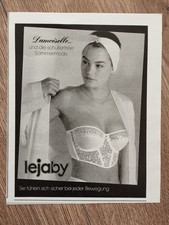 ORIG WERBUNG REKLAME 1987  LEJABY  schulterfreier BH    Wäsche   Dessous