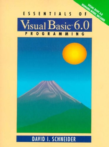 Essentials visual basic 0 - essentials, of