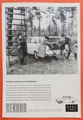 Opel rekord werbeanzeige - 11.,