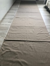 Stoff beige gold gestreift Stoffreste ca. 280x140