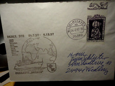Brief  Wilhelmshaven 24.7.1997   DESEX 972  FREGATTE "BREMEN"