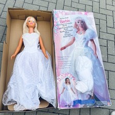XXL 91cm Große Freundin Barbie Braut + Karton - Unbespielte Sammlerpuppe - Rar