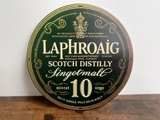 Blechschild LAPHROAIG Whisky Single Malt Werbeschild Vintage Retro 20cm BAR DEKO