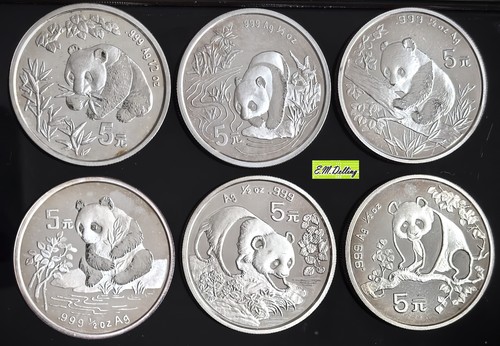 Set china panda yuan - panda, 1/2
