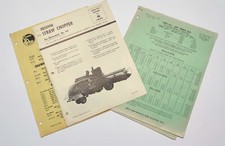 *** ab 50er Jahre Hesston IH Shawnee Traktor Prospekte USA Konvolut #A15