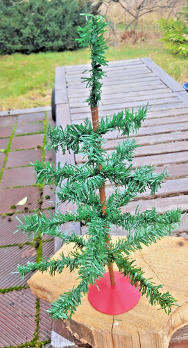 Lametta weihnachtsbaum grün - lametta,