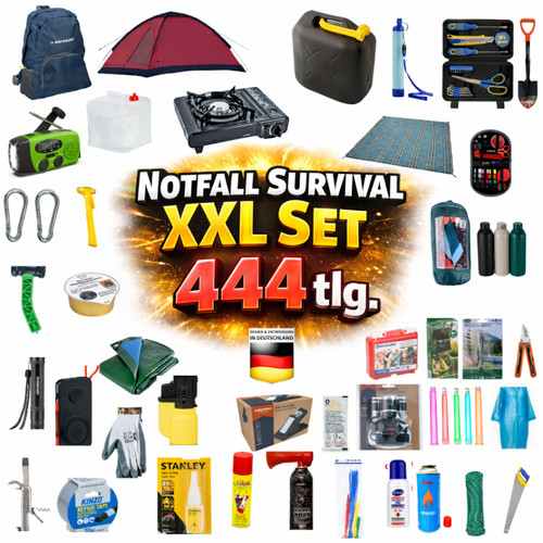 Survival ausrüstung 444tlg - survival,