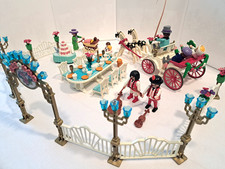 Playmobil Hochzeitskutsche und Hochzeitsgesellschaft  - gebraucht -