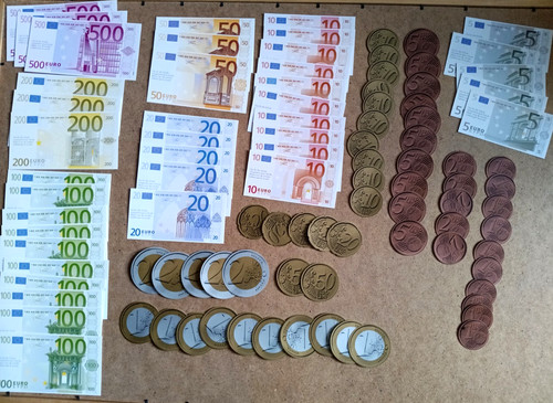 Rechengeld für die - , tafel