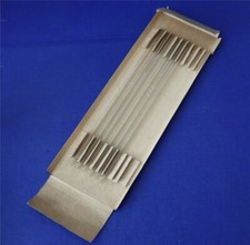 6 Stück Glaspipette/ Messpipette - 2,2 ml - aus DDR-Bestand - L 300 mm