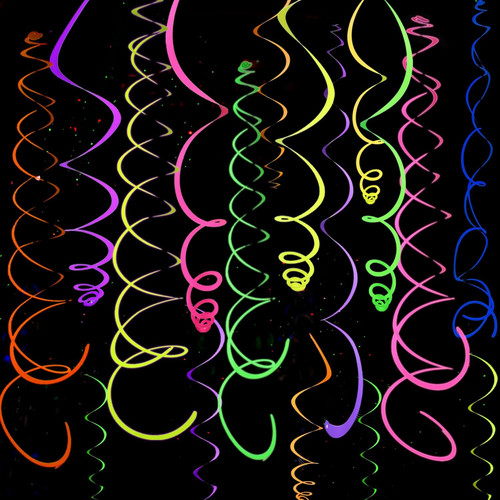 Neon girlanden 20er set - neon,