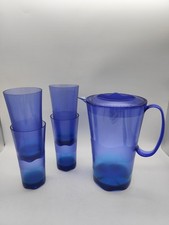 Tupperware Eleganzia Kanne + Becher Set, Paket, Konvolut