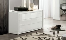 Kommode Weiß Hochglanz