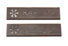 Karmann fender emblem - karmann,
