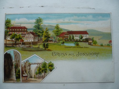 Litho jonsdorf gasthof - litho-ak, zum
