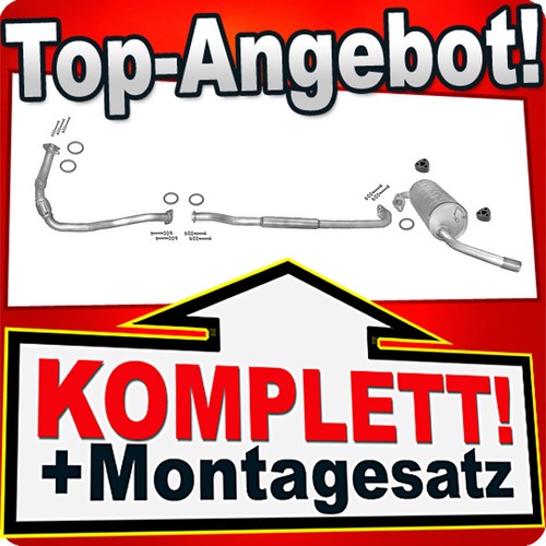 Auspuff für toyota rav i - rav, 4